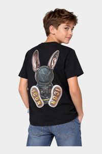 T-Shirt con Logo Bambino Nero ICON - 8 anni