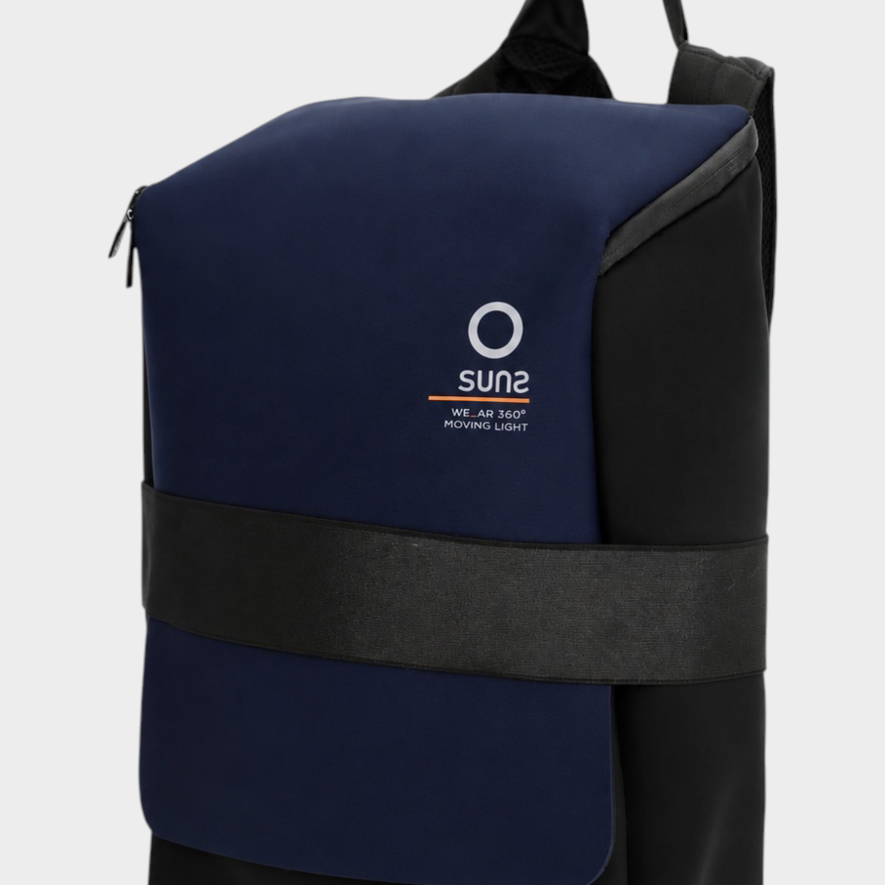 Zaino Follower SRL SUNS BOARDS medium in neoprene blu navy con logo frontale e fascia nera