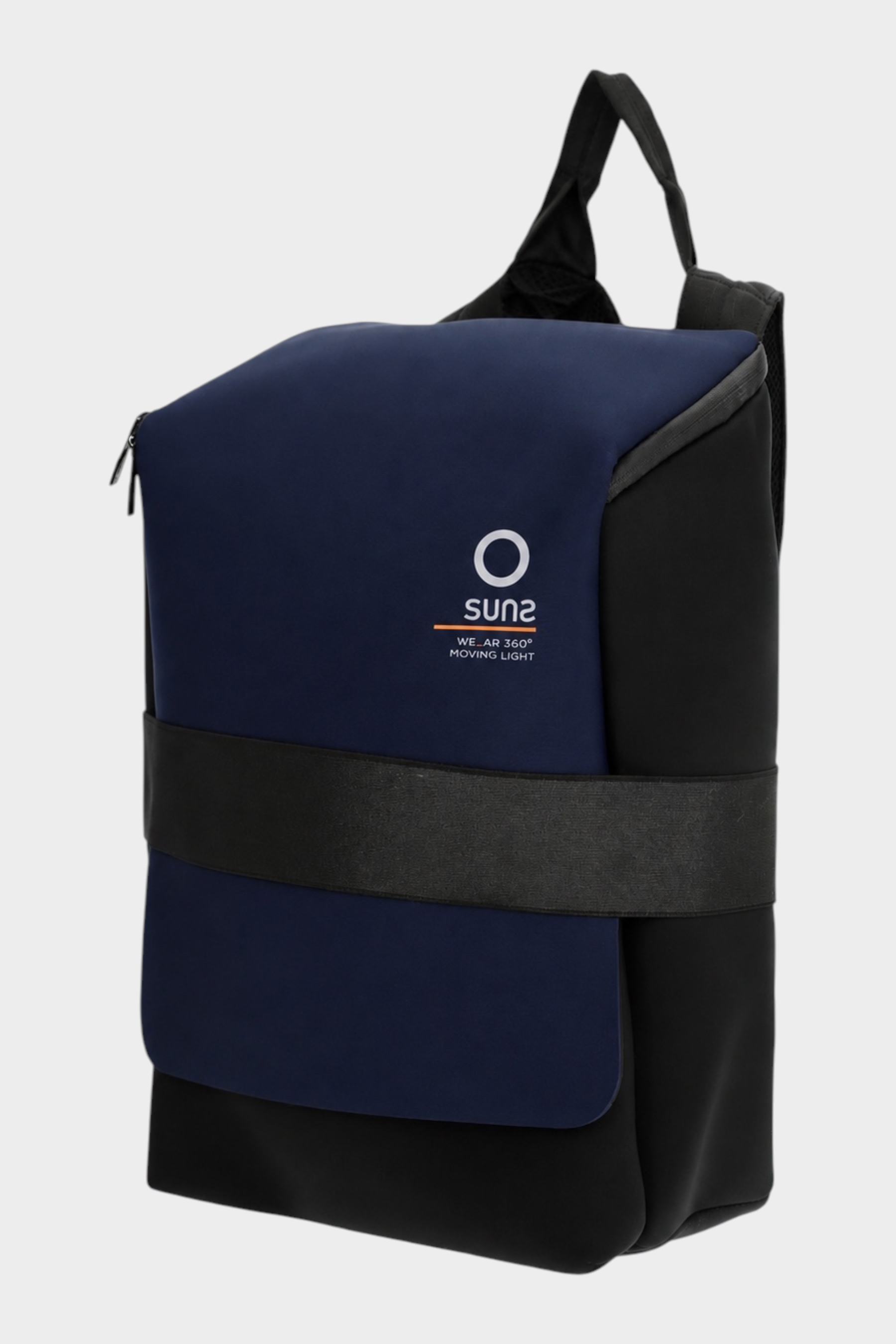 Zaino Follower SRL SUNS BOARDS medium in neoprene blu navy con logo frontale e fascia nera