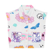 Giacca Bambina Billieblush smanicata Billieblush