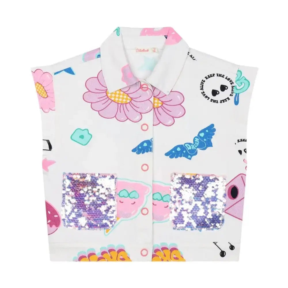 Giacca Bambina Billieblush smanicata - Follower SRL