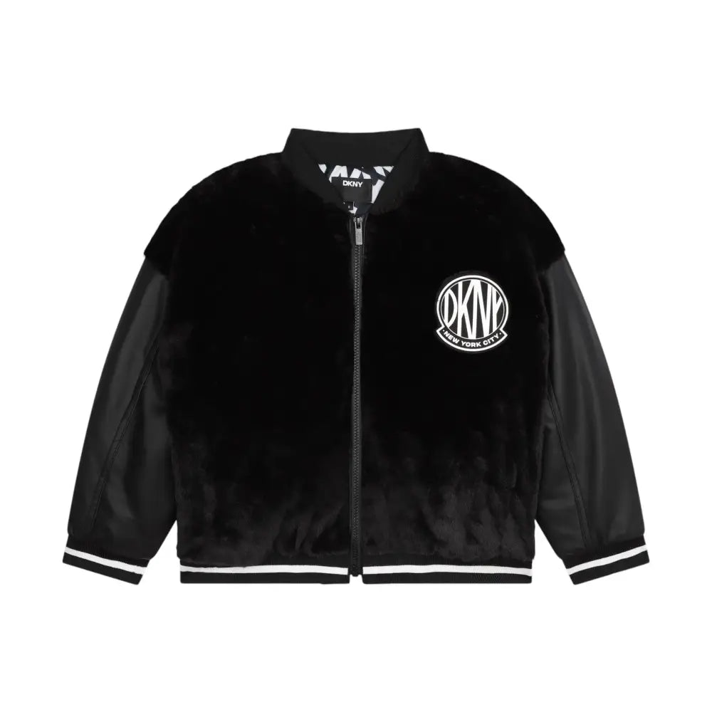 Giacca Bambina Dkny in morbido pile Dkny