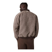 Giacca bomber full zip uomo marrone guess - felpe
