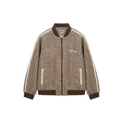 Giacca bomber full zip uomo marrone guess - felpe