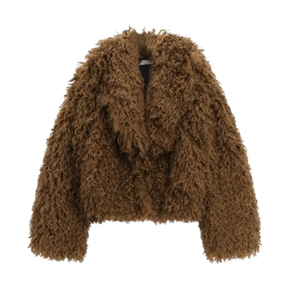 Giacca in eco-pelliccia con taglio morbido Donna Please Please