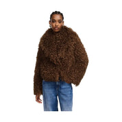 Giacca in eco-pelliccia con taglio morbido Donna Please Please