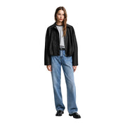 Giacca in ecopelle corta donna nero please - giacche