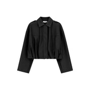 Giacca in ecopelle corta donna nero please - giacche