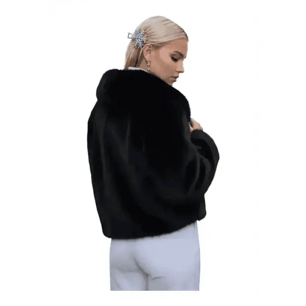 Giacca in finta pelliccia morbida e spessa Donna Frime - Follower SRL