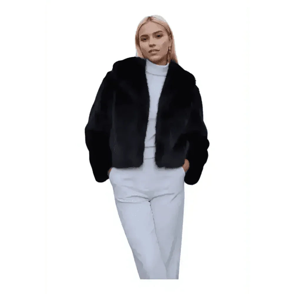 Giacca in finta pelliccia morbida e spessa Donna Frime - Follower SRL