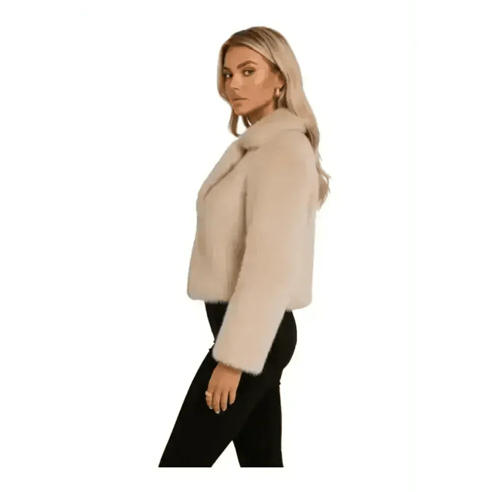 Giacca in finta pelliccia morbida e spessa Donna Frime - Follower SRL