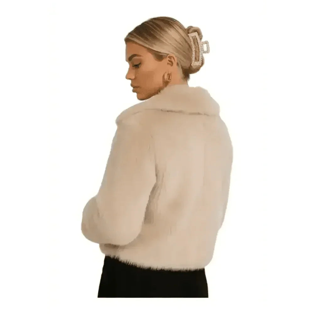 Giacca in finta pelliccia morbida e spessa Donna Frime - Follower SRL