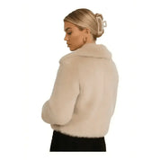 Giacca in finta pelliccia morbida e spessa Donna Frime - Follower SRL