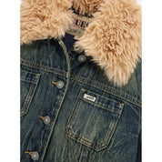 Giacca in jeans con pelliccia sintetica Donna Guess Originals - Follower SRL