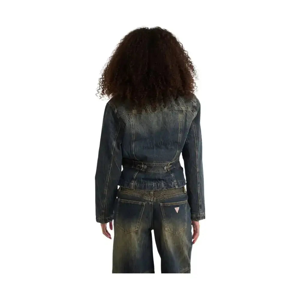 Giacca in jeans con pelliccia sintetica Donna Guess Originals - Follower SRL