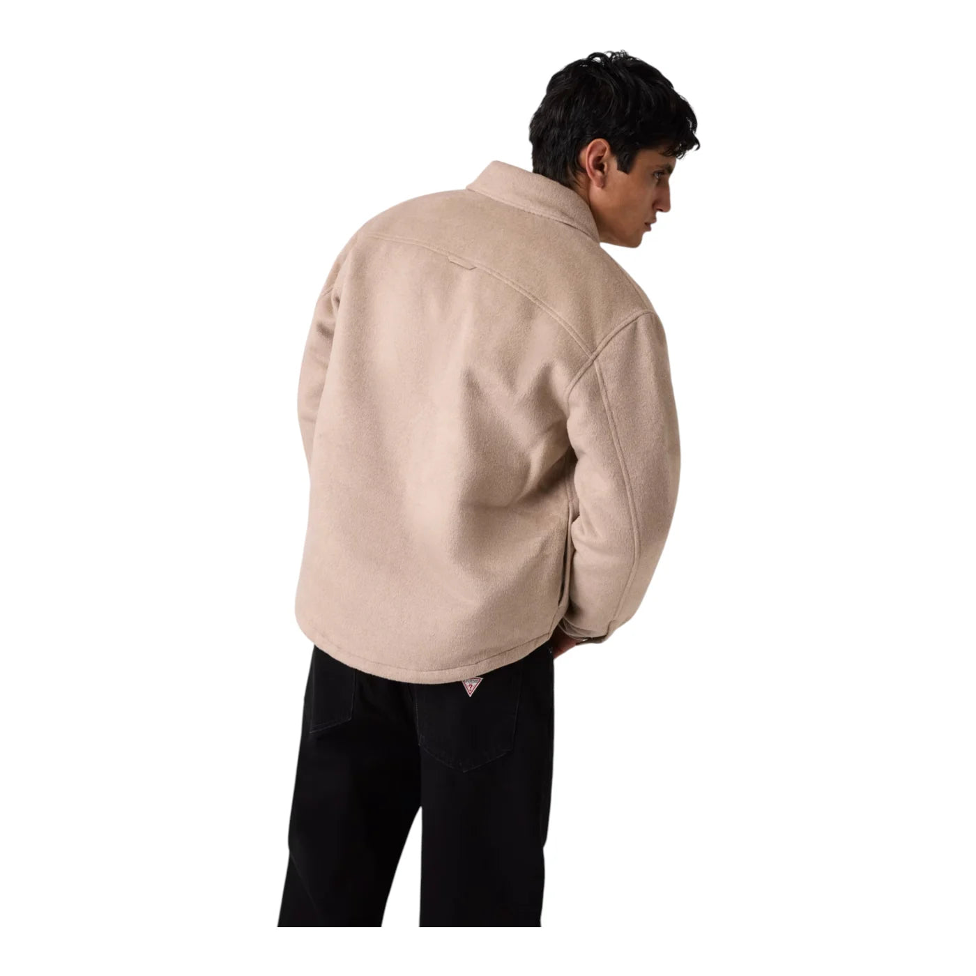 Giacca in lana uomo beige guess - giacche
