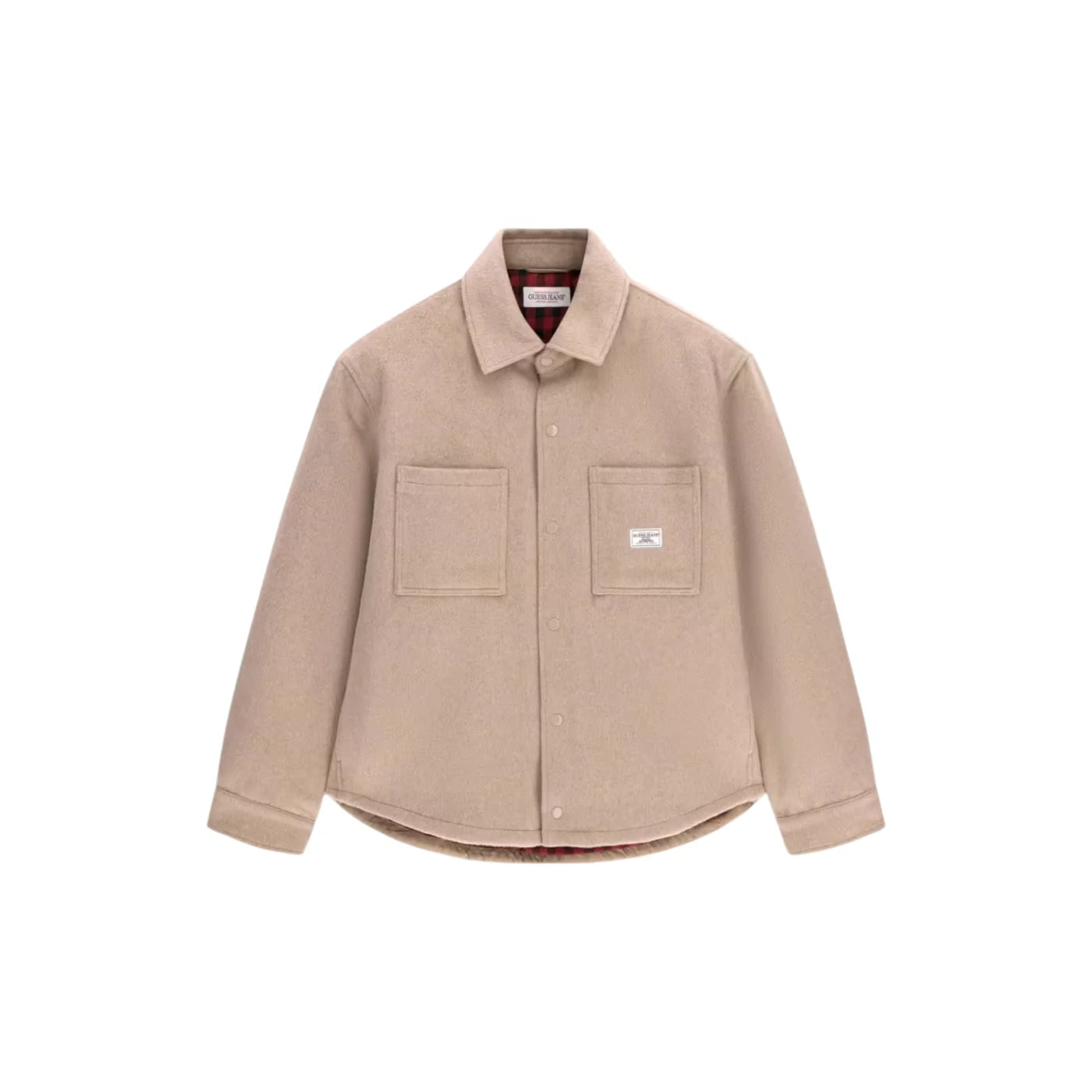 Giacca in lana uomo beige guess - giacche