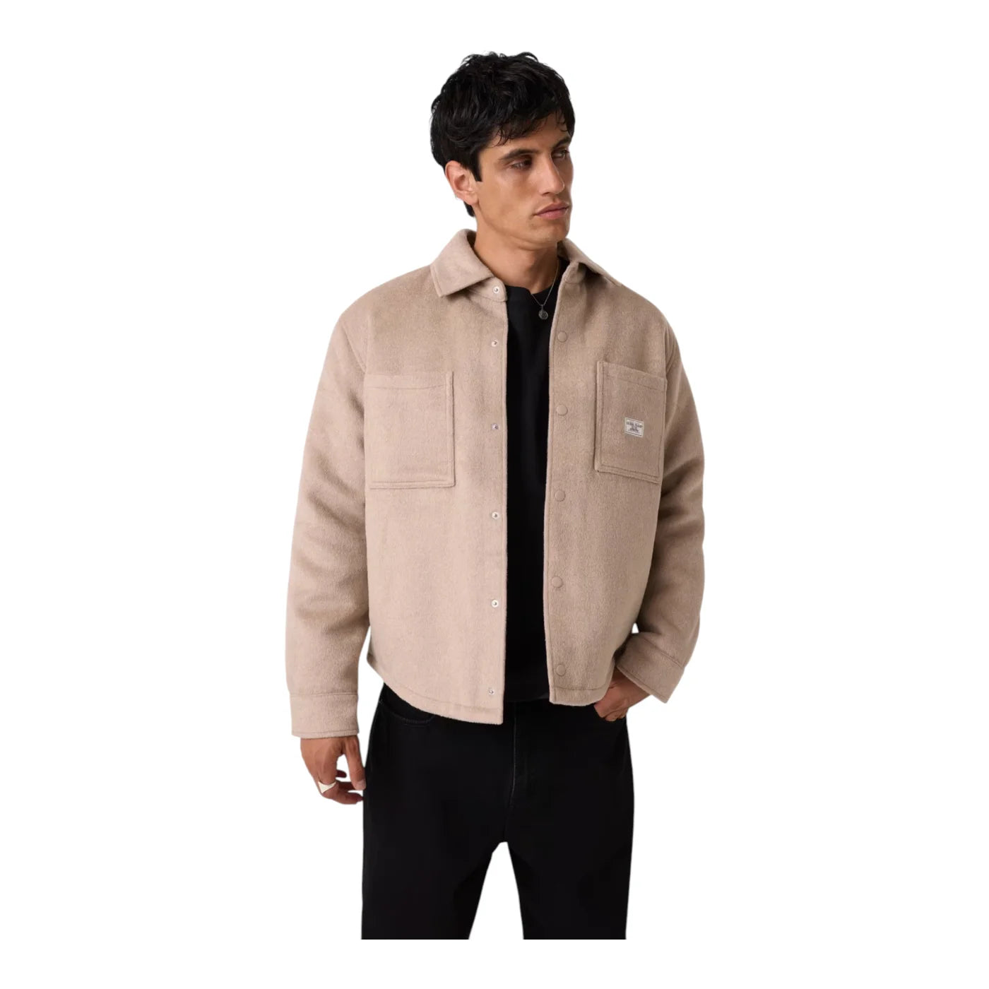Giacca in lana uomo beige guess - giacche