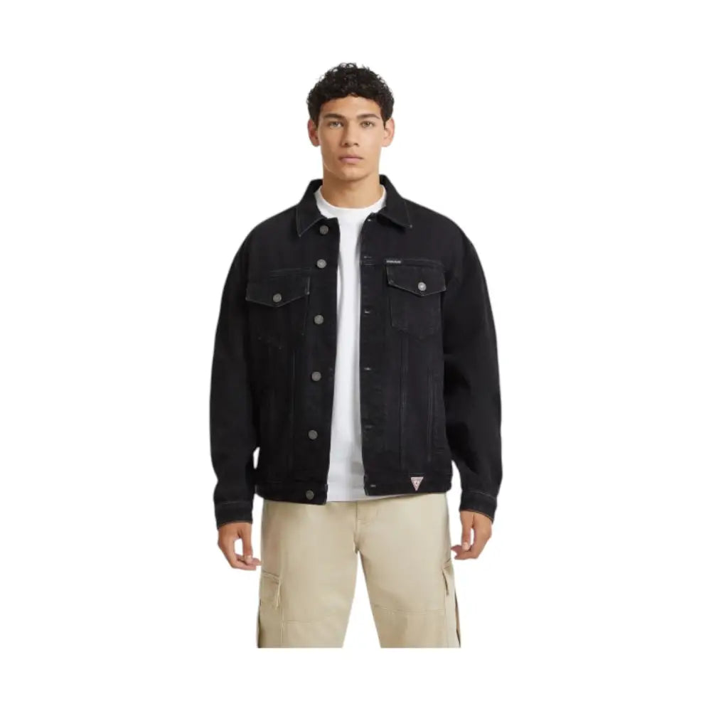 Giacca trucker jeans oversize Uomo Guess Jeans Guess Jeans