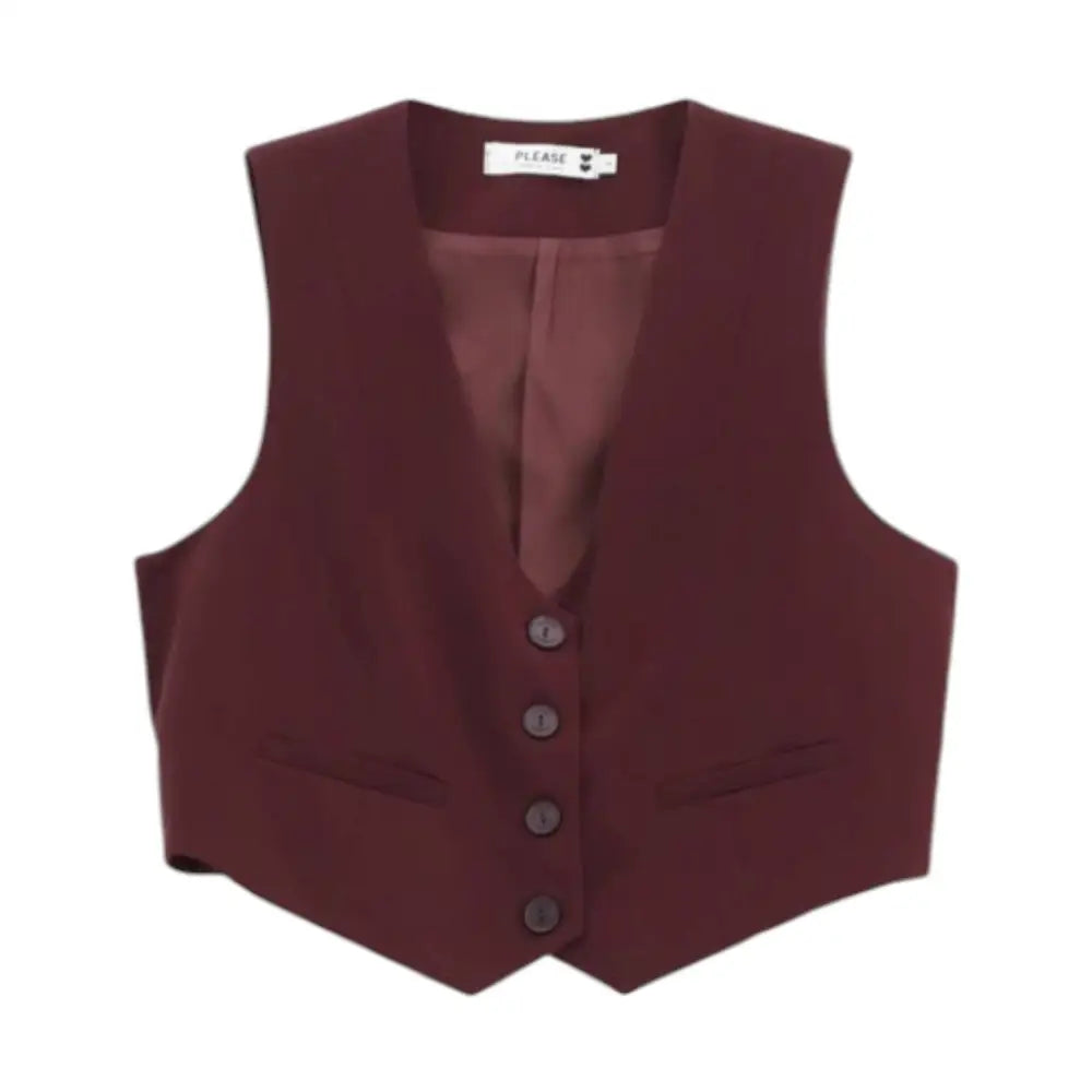 Gilet con abbottonatura frontale Donna Please Please