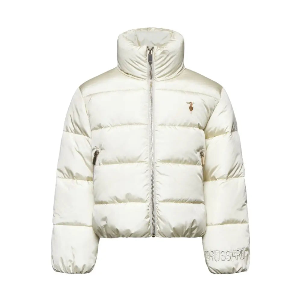 Giubbino cropped con ricamo Bambina Trussardi Trussardi