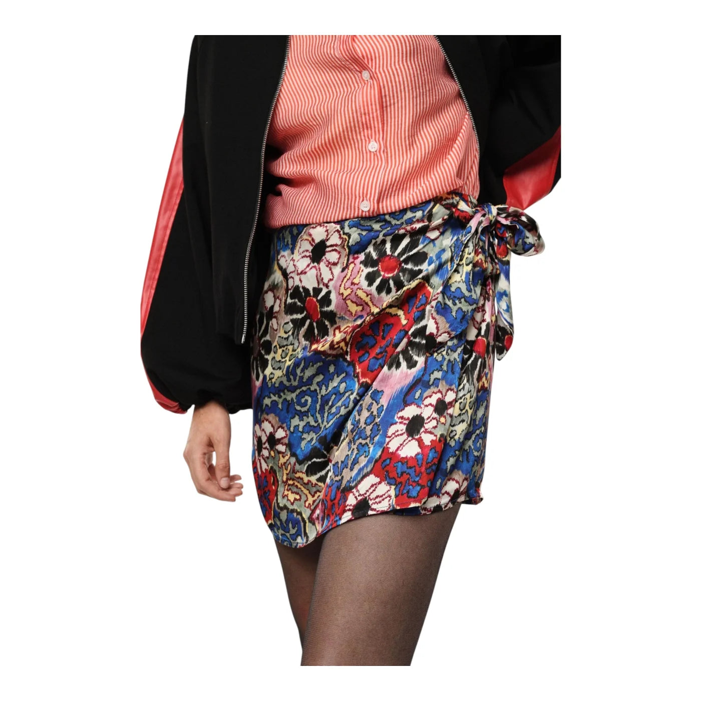 Gonna corta a portafoglio donna multicolore imperial - gonne