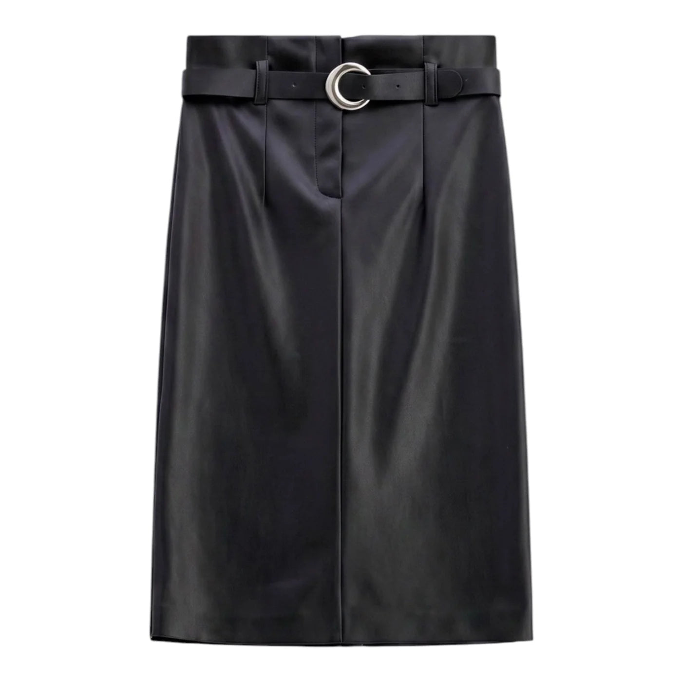 Gonna midi con cintura donna nero imperial - gonne