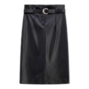 Gonna midi con cintura donna nero imperial - gonne