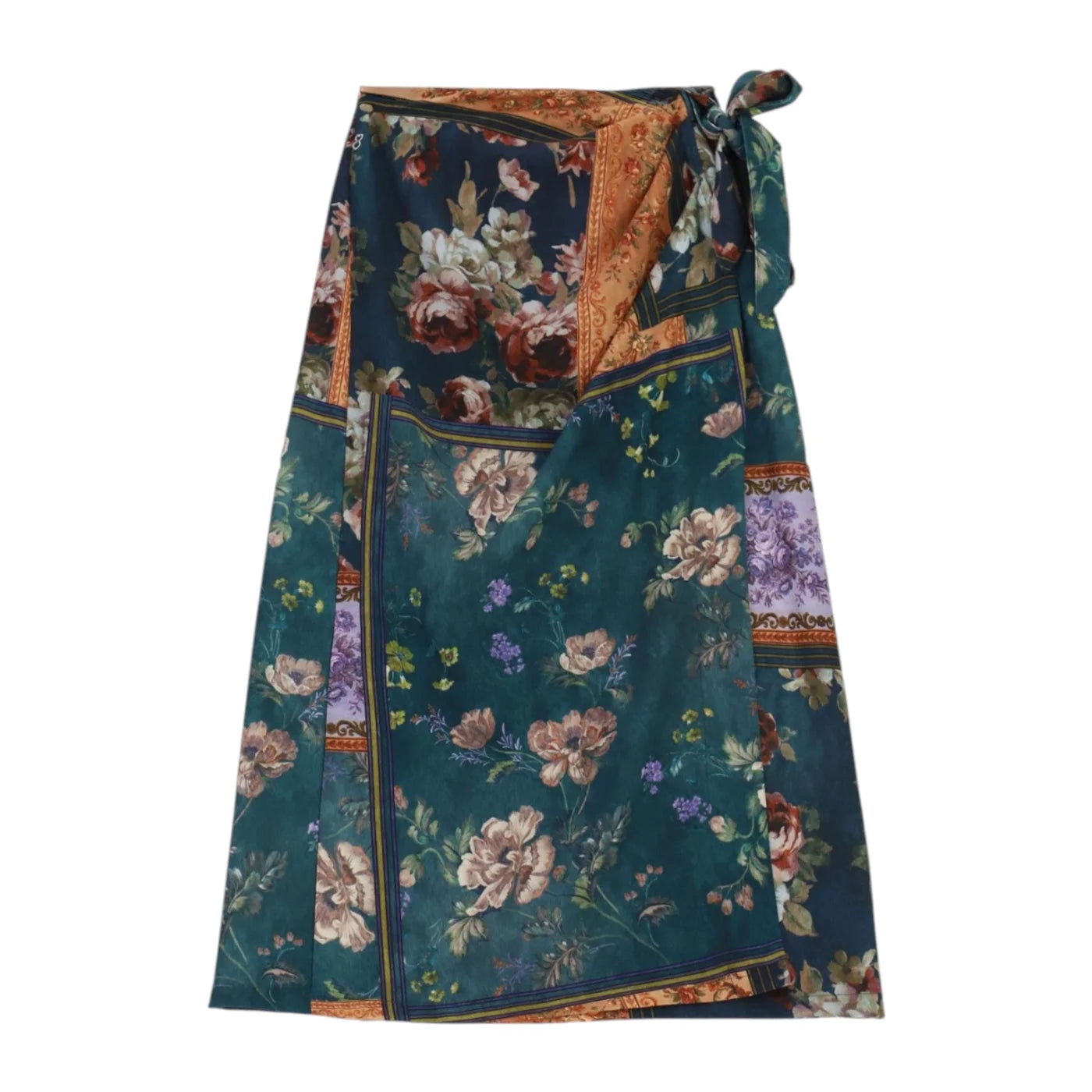 Gonna midi portafoglio fantasia donna multicolore please - gonne