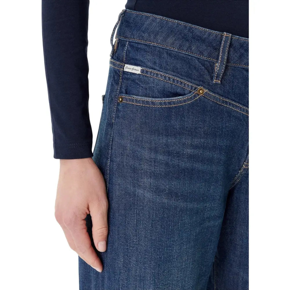 Jeans a Gamba Super Larga a Vita Bassa Guess G13 Donna Guess Jeans Guess Jeans