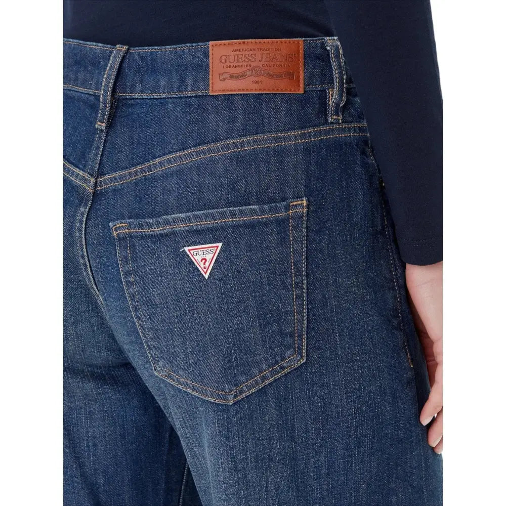 Jeans a Gamba Super Larga a Vita Bassa Guess G13 Donna Guess Jeans Guess Jeans
