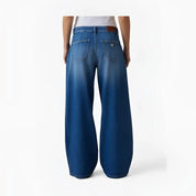 Jeans a Gamba Super Larga a Vita Bassa Guess G13 Donna Guess Jeans Guess Jeans