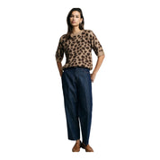 Jeans baloon fit vita alta pinces uomo blu please