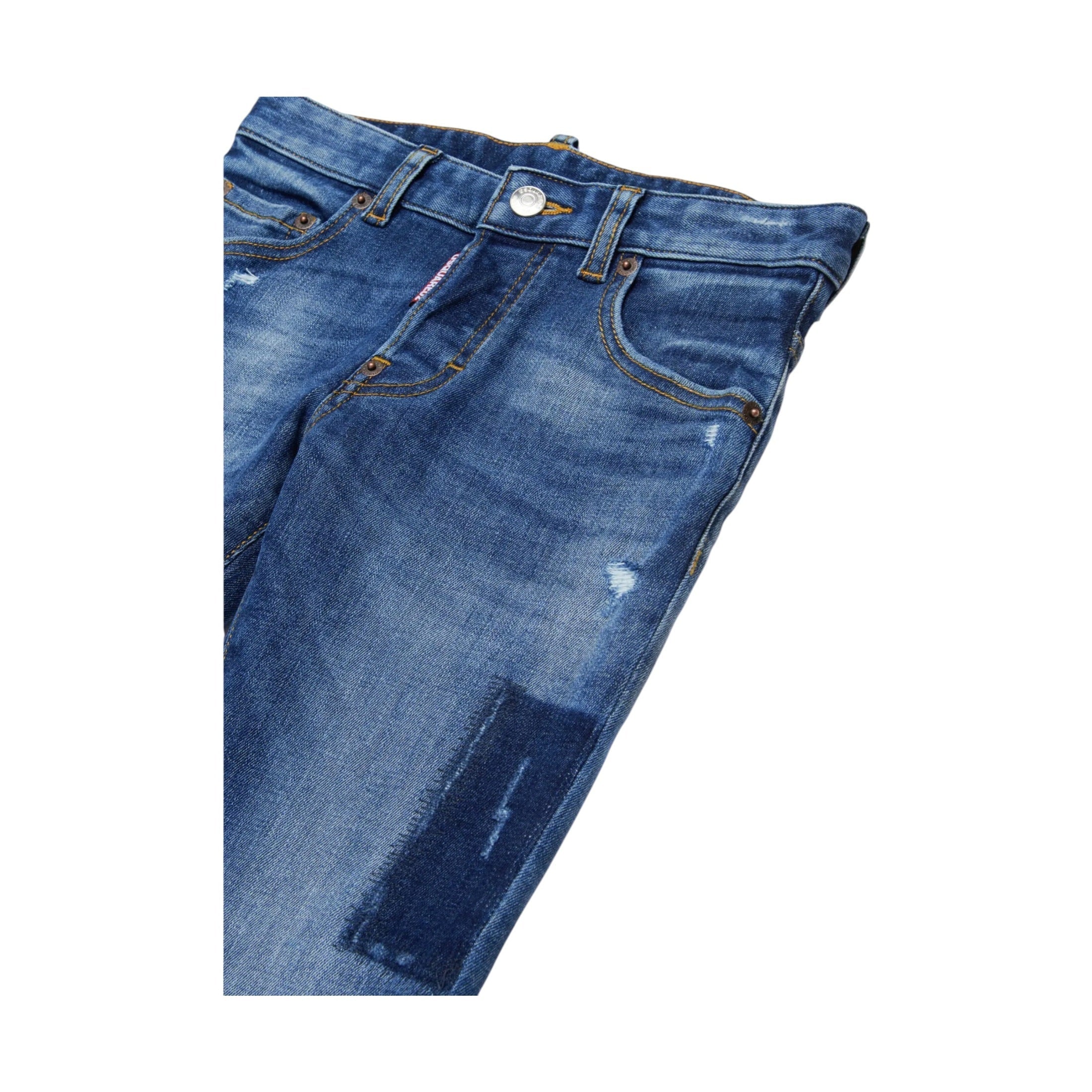 Jeans Bambino Dsquared2 Skater con strappi Dsquared2
