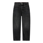 Jeans barrel fit bambino nero tommy hilfiger