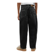 Jeans barrel fit bambino nero tommy hilfiger