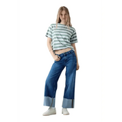 Jeans con risvolto a gamba ampia G11 Donna Guess Jeans - Follower SRL