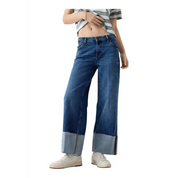 Jeans con risvolto a gamba ampia G11 Donna Guess Jeans - Follower SRL