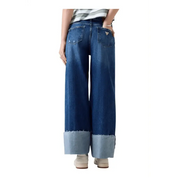 Jeans con risvolto a gamba ampia G11 Donna Guess Jeans - Follower SRL