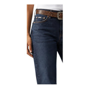 Jeans g11 wide leg a gamba larga donna blu guess