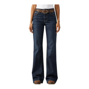 Jeans g11 wide leg a gamba larga donna blu guess
