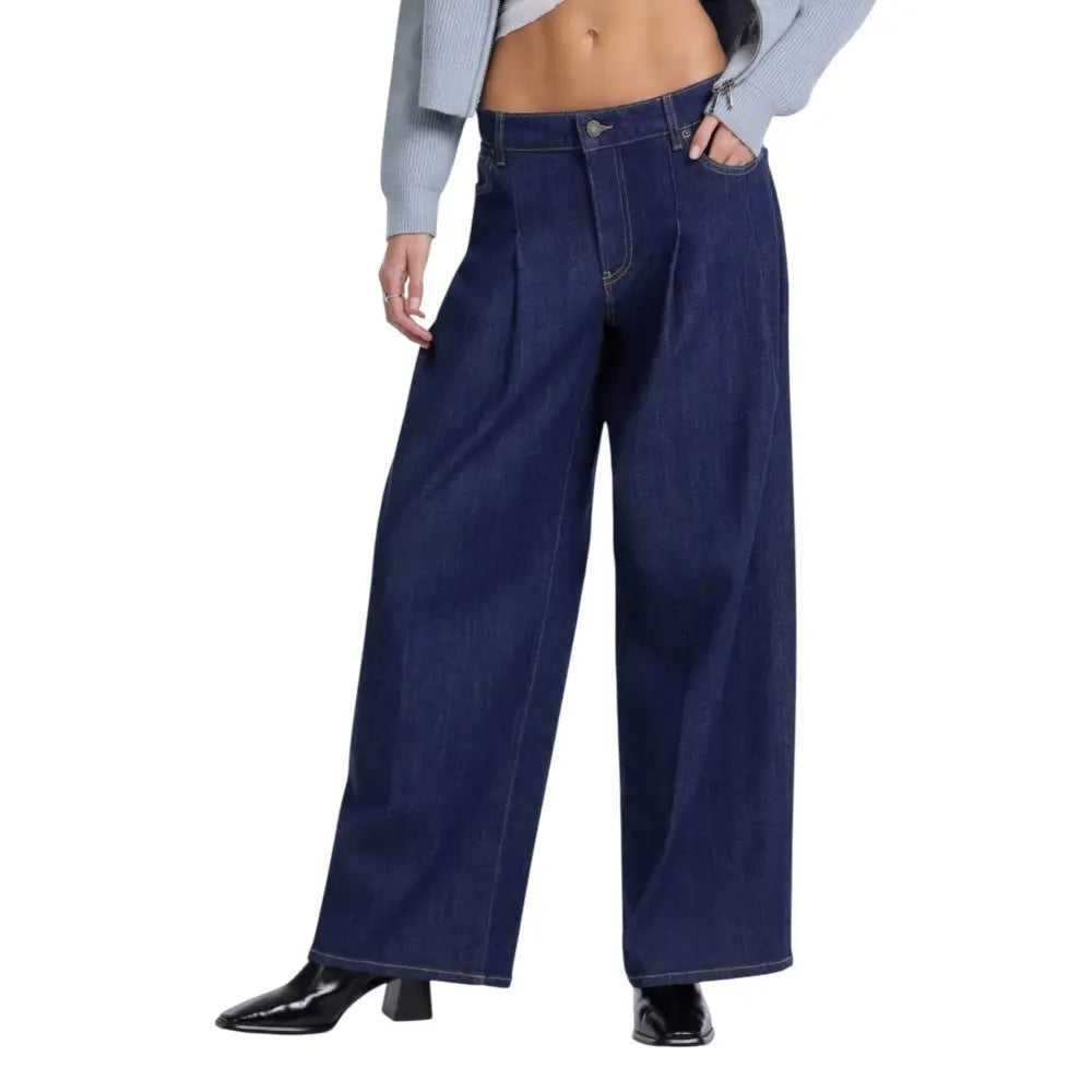 Jeans plissé gamba extra-ampia G12 Donna Guess Jeans Guess Jeans