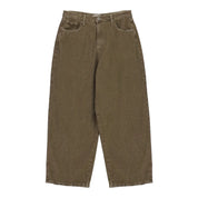Jeans tapered cropped con piega donna verde please