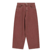 Jeans tapered cropped con piega donna viola please