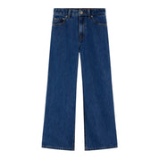 Jeans wide leg bambina blu tommy hilfiger