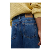 Jeans wide leg bambina blu tommy hilfiger