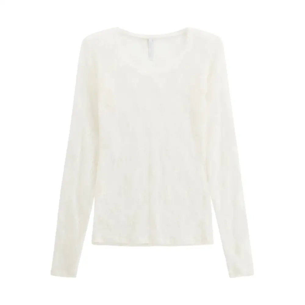 Maglia in pizzo trasparente a maniche lunghe Donna Imperial Imperial