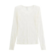 Maglia in pizzo trasparente a maniche lunghe Donna Imperial Imperial