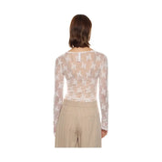 Maglia in pizzo trasparente a maniche lunghe Donna Imperial Imperial