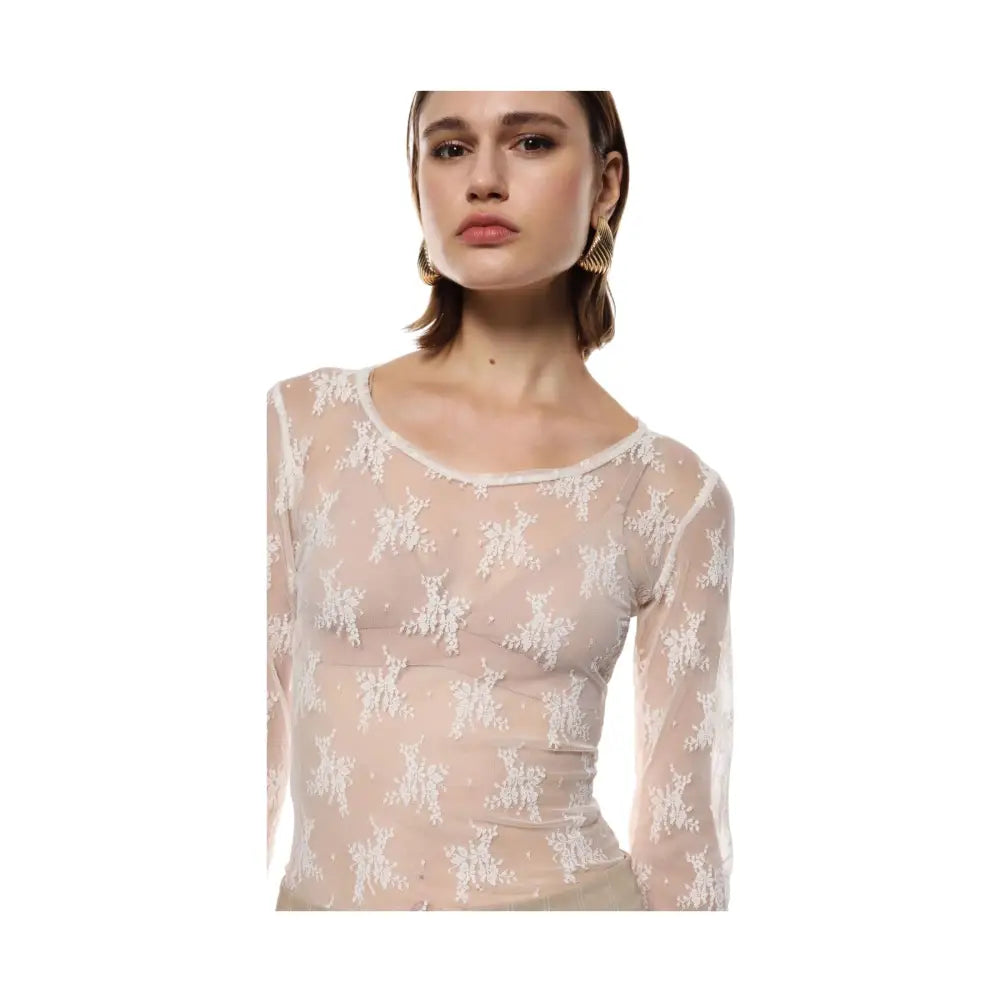 Maglia in pizzo trasparente a maniche lunghe Donna Imperial Imperial